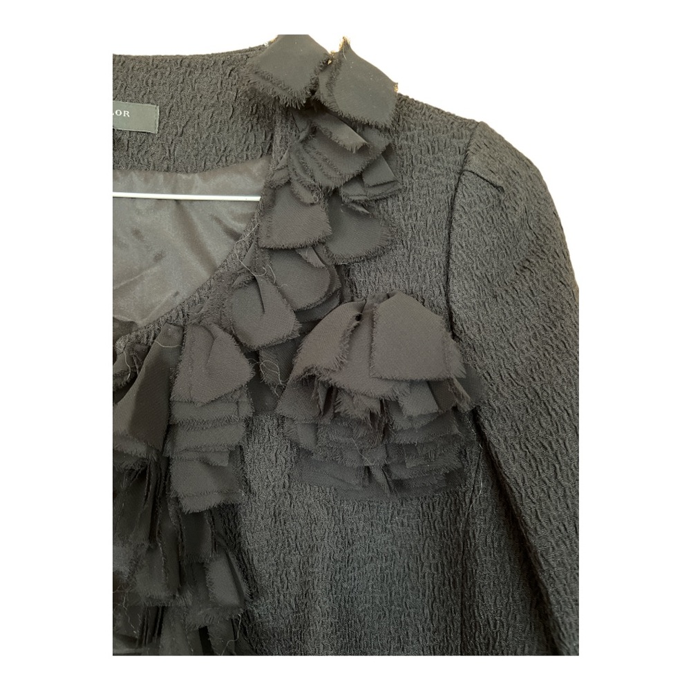 Ann Taylor Black Ruffled Jacket - Picture 4 of 9